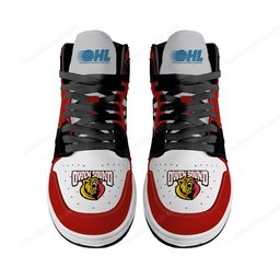Owen Sound Attack AJ 1 High Top Sneakers V2