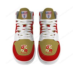 Swindon Town F.C AJ 1 High Top Sneakers V2