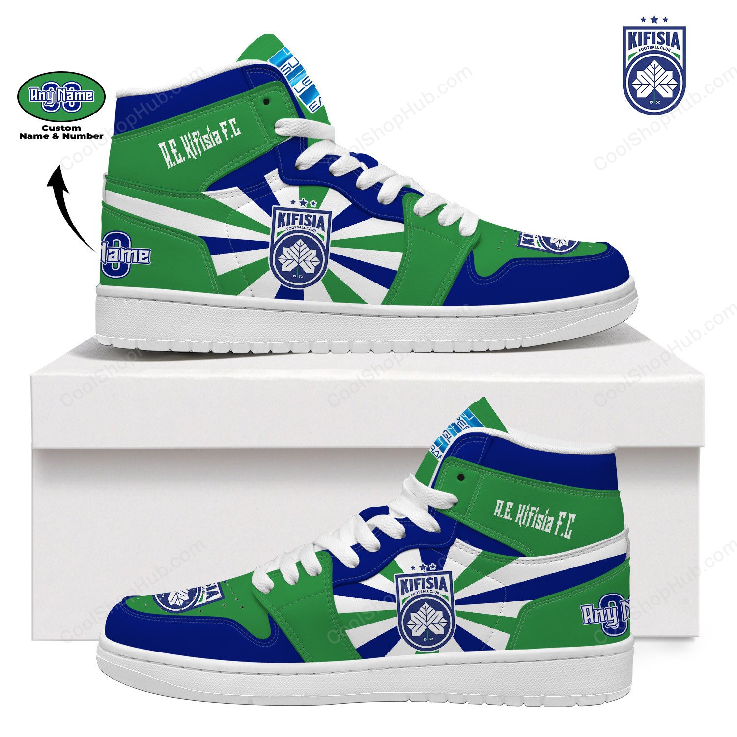A.E. Kifisia F.C AJ1 High Top Sneakers V2