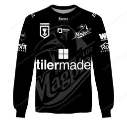 Souths Logan Magpies Monochrome Style Shirts