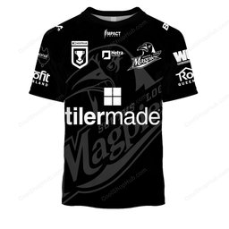 Souths Logan Magpies Monochrome Style Shirts