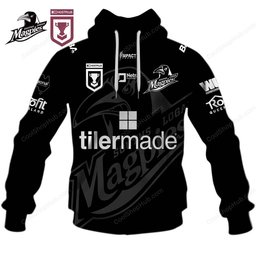 Souths Logan Magpies Monochrome Style Shirts