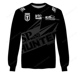 Papua New Guinea Hunters Monochrome Style Shirts