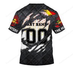 Papua New Guinea Hunters Black Metal Design Shirt
