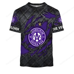 FK Austria Wien Black Metal Design Shirt