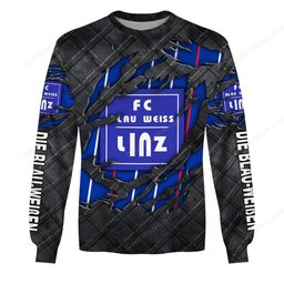FC Blau Weiß Linz Black Metal Design Shirt