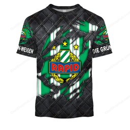 SK Rapid Wien Black Metal Design Shirt