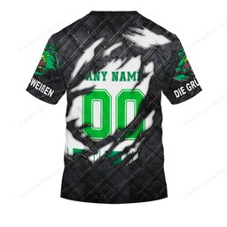 SK Rapid Wien Black Metal Design Shirt