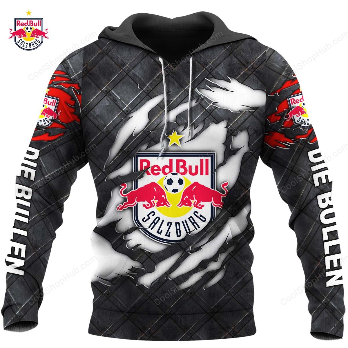 FC Red Bull Salzburg Black Metal Design Shirt