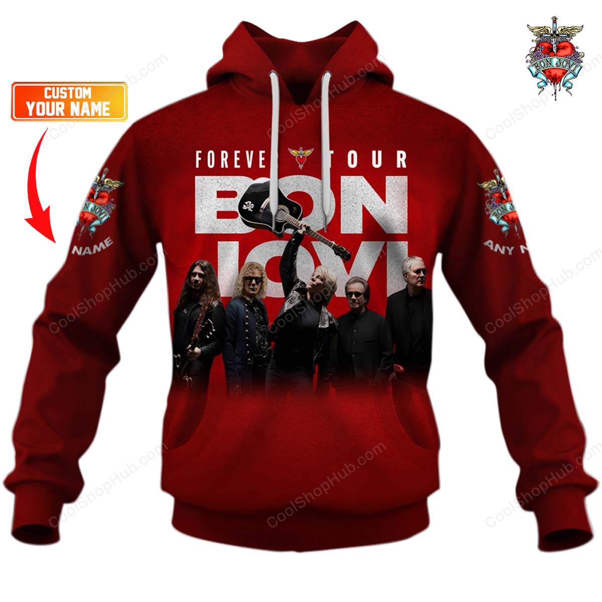 Bon Jovi Forever Tour 2026 Design Shirt V2
