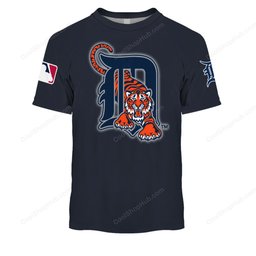 Detroit Tigers MLB Retro Logo Design Shirt