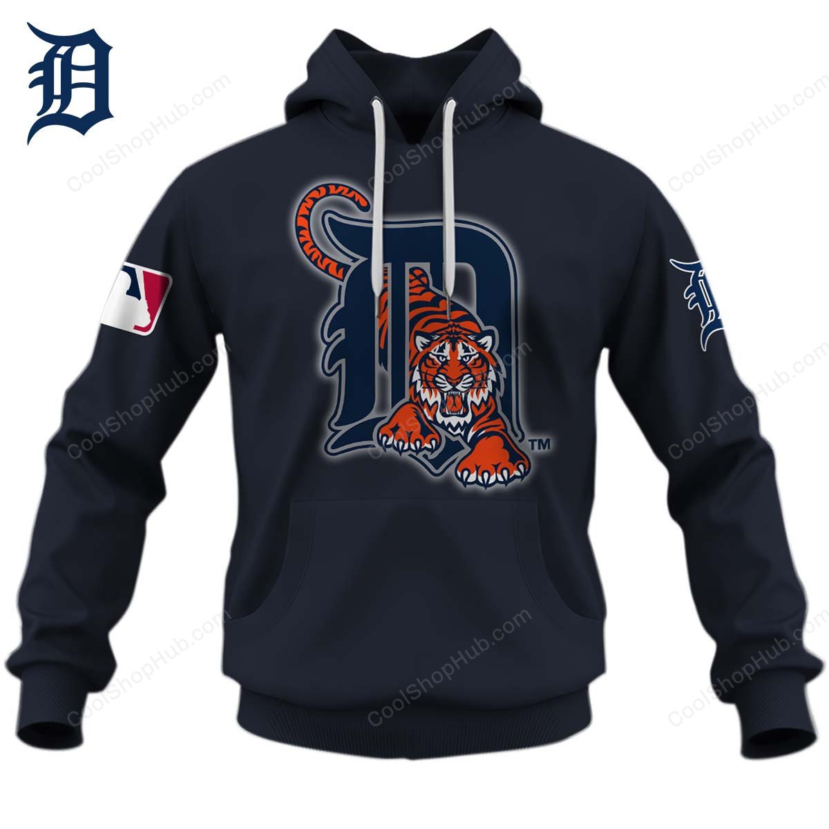 Detroit Tigers MLB Retro Logo Design Shirt