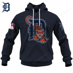 Detroit Tigers MLB Retro Logo Design Shirt