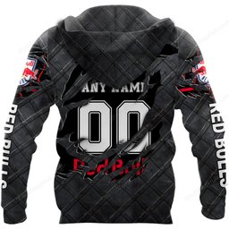 New York Red Bulls Black Metal Design Shirt