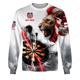England Mascot Darts White Design Shirts