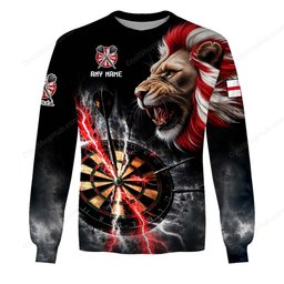 England Mascot Darts Black Design Shirts