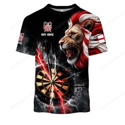 England Mascot Darts Black Design Shirts