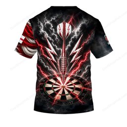 England Mascot Darts Black Design Shirts