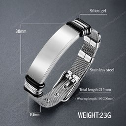 Catalans Dragons Personalized Stainless Steel Bracelet V1