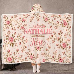 NATHALIE Relax is Here Hooded Blanket TO1008SHB