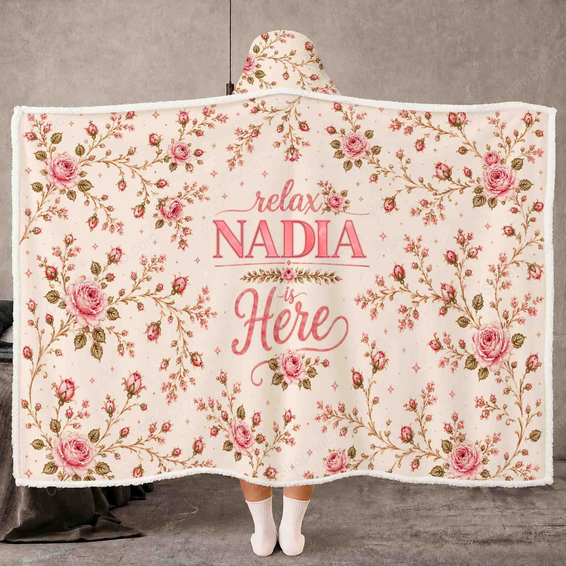 NADIA Relax is Here Hooded Blanket TO1008SHB