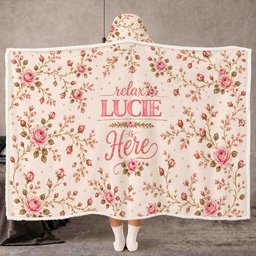 LUCIE Relax is Here Hooded Blanket TO1008SHB
