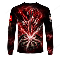 Switzerland Mascot Darts Black Design Shirts