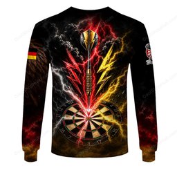 Germany Mascot Darts Black Design Shirts