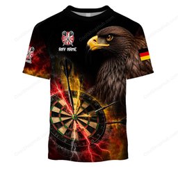 Germany Mascot Darts Black Design Shirts