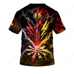 Germany Mascot Darts Black Design Shirts