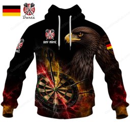 Germany Mascot Darts Black Design Shirts