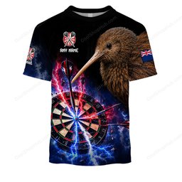 New Zealand Mascot Darts Black Design Shirts
