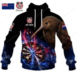 New Zealand Mascot Darts Black Design Shirts