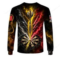 Belgium Mascot Darts Black Design Shirts