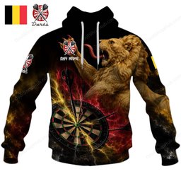 Belgium Mascot Darts Black Design Shirts