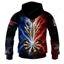 French Mascot Darts Black Design Shirts