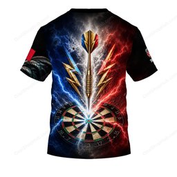 French Mascot Darts Black Design Shirts