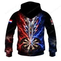 Croatia Mascot Darts Black Design Shirts