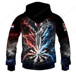 Netherlands Mascot Darts Black Design Shirts