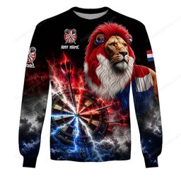 Netherlands Mascot Darts Black Design Shirts
