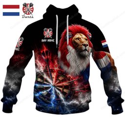 Netherlands Mascot Darts Black Design Shirts