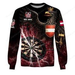 Austria Mascot Darts Black Design Shirts