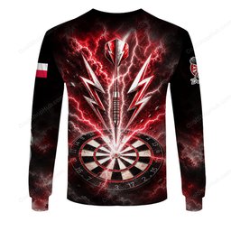 Poland Mascot Darts Black Design Shirts
