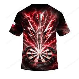 Poland Mascot Darts Black Design Shirts
