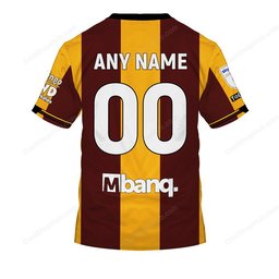 Bradford City A.F.C EFL League One 2627 Home Jersey Style Shirts