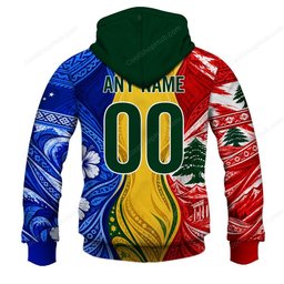 Lebanon x Kangaroos x Samoa RLWC 2026 Special Shirts