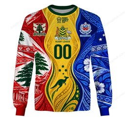 Lebanon x Kangaroos x Samoa RLWC 2026 Special Shirts