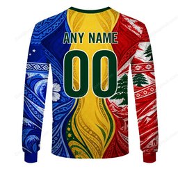 Lebanon x Kangaroos x Samoa RLWC 2026 Special Shirts