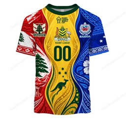 Lebanon x Kangaroos x Samoa RLWC 2026 Special Shirts