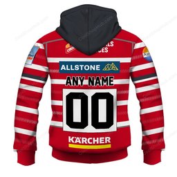 Gloucester Rugby PREM Rugby 2627 Home Jersey Style Shirts
